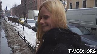 Hardcore test unfolds for a barely legal teen in raw casting scene