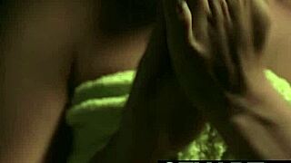 Lesbian beauties dive into kinky strap-on sex games. Their tight pussies get wild with anal fingering.