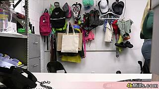 Blonde Housewife's Heart Races as Mall Cop Fucks Her