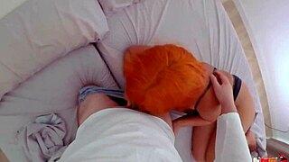 Stepmom Shares Bed And Masturbates Next To Stepson!