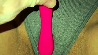 gray panties latina milf shows off sexy pussy