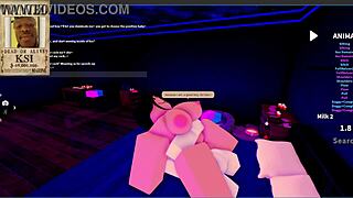 I met my dream goth mommy in a roblox condo roleplay adventure with big tits.