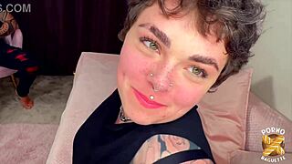 Betty Belle Gets Every Hole Filled in Wild French Threesome