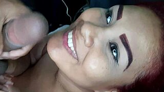 Hey, check out this stepmother sucking cock in hot POV action.