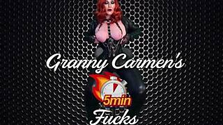 Granny Carmen's Pussy Gets Licked To Orgasm: Intense Close-Up Action!