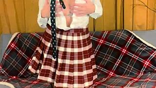 Busty teacher dominates with her strapon in wild play. Watch her control every move with fake tits and fetish toys in homemade action.