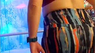 hotwife steffi does a crazy pussy dance with ripped clothes