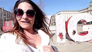 French Milf's Extreme Anal Squirting Orgasms in Public POV