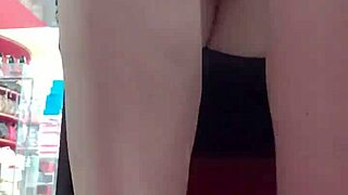 stepsister showing dirty feet and panties in store?