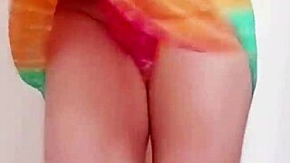check out this hot desi shemale doing a nangi dance for us!