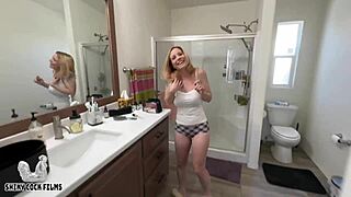 Stepmom Jane Cane Seduces with Creampie Action in Shiny Cock Films