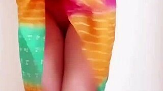check out this hot desi shemale doing a nangi dance for us!
