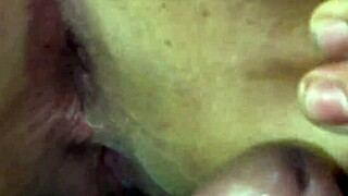 Milf Cousin With Big Ass Sits On Cock, Spreading Tight Asshole For Anal Creampie