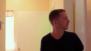 Mature Redhead Blows Two Young Studs in Threesome!