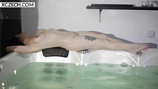 michelle ritchie and daphne angel - two mermaids in steamy lesbian action on xczech com