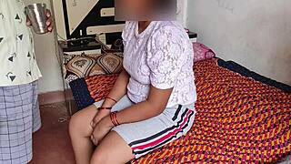 Indian stepmom gets wild with teen, mixing dirty talk and hardcore action in secret.