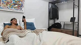 Stepmom Craves Pleasure with Shy Stepson Spanking Her Big Tits Daily