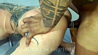 Cousin visits and enjoys tight pussy on black cock