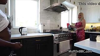 Housewife Deepthroats Big Black Cock Filthy Mouth