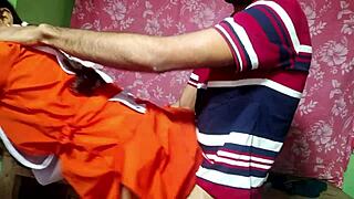 Teacher Punishes Hot Desi Girl with Doggystyle Sex for Mobile in Class