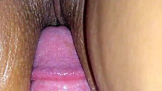 my sexy latina wife's tight pussy up close