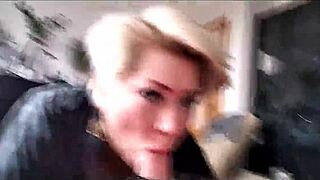 damn, Aimee hot milf delivers the best blowjob compilation ever!