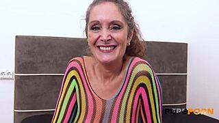 Fat Latina Wife Uses Sex Machine After Tantric Massage for Ten Dollars