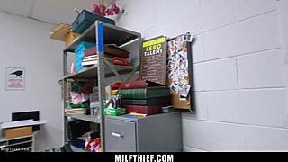 Boy Watches Stepmom Bent Over For Punishment In Garage