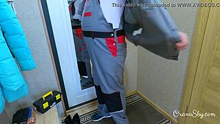 Lucky Plumber Scores Big with Curvy Milf on Hidden Cam