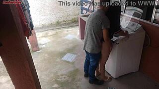 Housewife Pays Technician with Her Curves While Husband’s Away