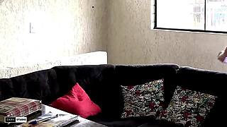 Brazilian Babe with Big Tits Gets Naughty Studying at Home with Friend