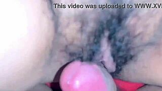 fucking hairy pink pussy of my stepsister so hard!