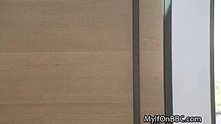 milf in black lingerie