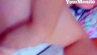 Latina lesbians support each other and fuck to orgasm