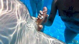 Wet Pussy Orgy In Swimming Pool