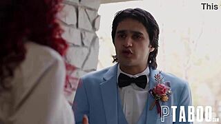 Prom bombshell Kiki Daire bangs Elias Cash for cash