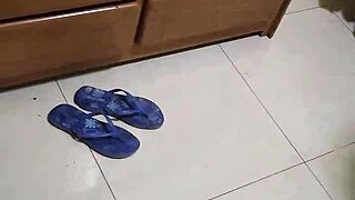 I hired a maid with transparent leggings