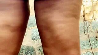 Feeling Naughty Playing Naked Behind My Village House
