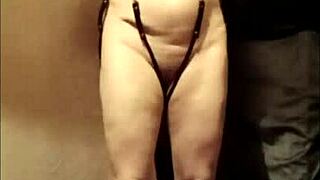 hey, check out my leather harness auto session outdoors 😈