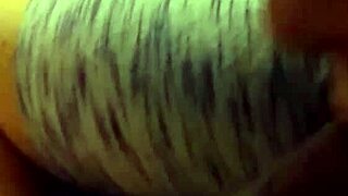 Black BBW mature woman sucks young cock in raw interracial action