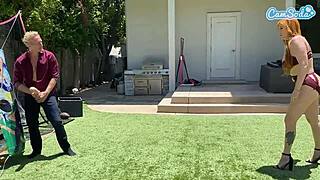 Big Booty Milf Cheats With Stepson's Huge White Cock