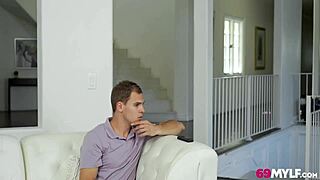 Big Boob Women Entertain House Guest With Titty Fuck!