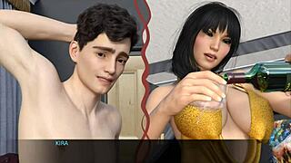 follando con una madura y su amiga, monster cock in ass