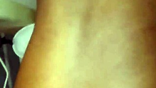 Fucking the African American milf before her gloryhole blowjob.