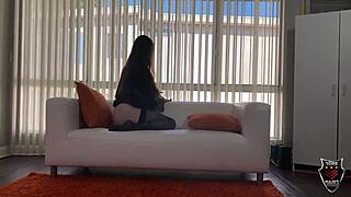 Hazel moore waits for rome and gets intimate