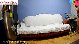 backstage prep with big ass model in lingerie