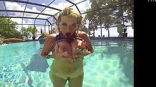 Pov huge boobed cougar Vicky Vette gives me the titfuck of my life