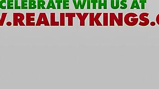 Cassie tongues Kylie's clit in bedroom