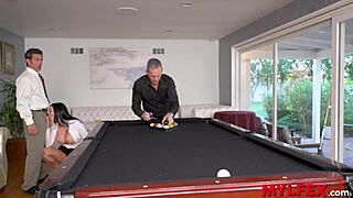 Blonde Milf in Pajamas Plays with Dildo and Blows It Hard