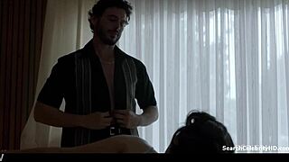 Claudia Ferri topless in Marraine S01E01 2014 scene